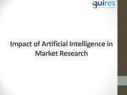 Impact of Artificial Intelligence in Market Research