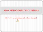 aeon management Inc --(((Reviews))) Aeon management Inc Chennai