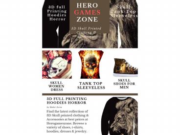 3D Full Printing Hoodies Horror