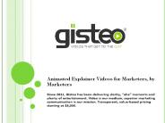 Best Animated Explainer Video | gisteo