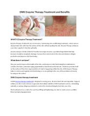 DMK Enzyme Therapy Treatment and Benefits