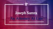 Joseph Samra’s Moral Code