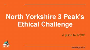 Open Yorkshire 3 Peaks Challenge by NY3P