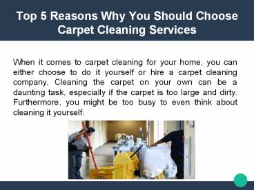 Unique Cleaning Services in Washington DC