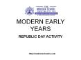 MODERN EARLY YEARS (1) PowerPoint PPT Presentation
