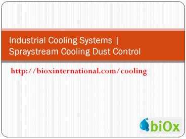 Industrial Cooling Systems