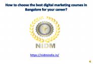 Digital Marketing Course in Bangalore