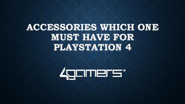 presentation player overlay