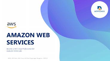 AWS Certification training institutes in Bangalore