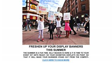 Freshen Up Your Display Banners This Summer