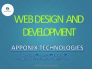 web design and development