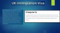 UK immigration visa | Tier 1 visa uk PowerPoint PPT Presentation