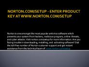 NORTON.COM/SETUP -ACTIVATE NORTON ANTIVIRUS