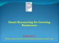 Smart Resourcing for Growing Businesses PowerPoint PPT Presentation