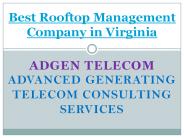 Best Rooftop Management Company in Virginia