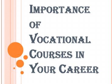 Advantages of Studying a Vocational Course like HND Networking