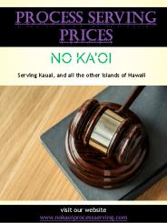 Process serving prices