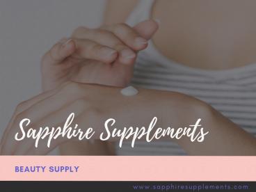 Nutritional Supplements