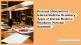 Personal Statement for Internal Medicine Residency: Types of Internal Medicine Residency Personal Statement PowerPoint PPT Presentation