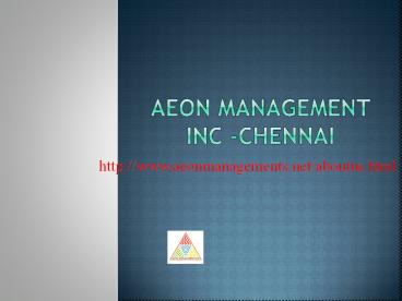 (((Aeon)) Management Inc chennai ((Reviews))))