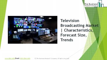 Television Broadcasting Global Market Report 2019