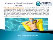 Houston Pest and Pool Control Services in Texas