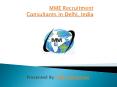 MM Enterprises Recruitment Consultants in India PowerPoint PPT Presentation