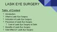 LASIK EYE SURGERY PowerPoint PPT Presentation