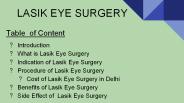 LASIK EYE SURGERY