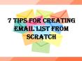 7 Tips for Creating Email List from Scratch PowerPoint PPT Presentation