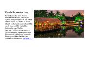 Kerala Houseboat Tour