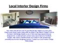 Top Interior Design Firms  |  Local Interior Design Firms PowerPoint PPT Presentation