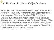 Subclass 802| ISA Migrations & Education Consultants