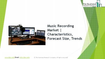 Music Recording Global Market Report 2019
