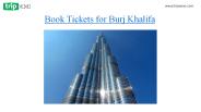 Book Tickets for Burj Khalifa