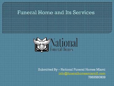 Funeral Home Services