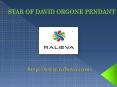 Star of David Orgone Pendant Necklace PowerPoint PPT Presentation