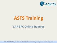 SAP BPC Online Training-ASTSTraining