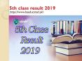 5th class result 2019 PowerPoint PPT Presentation