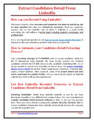 How can you Recruit Using LinkedIn