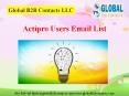 Actipro Users Email List PowerPoint PPT Presentation