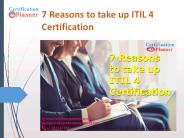 7 Reasons to Take Up ITIL 4 Certification