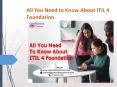 All You Need to Know About ITIL 4 Foundation PowerPoint PPT Presentation
