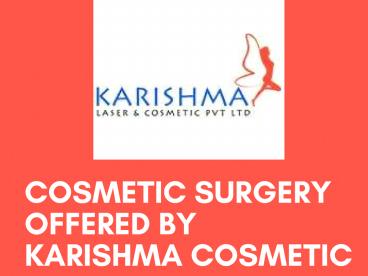 Cosmetic Surgery in  Pune