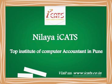 Top institute of computer Accountant in Pune
