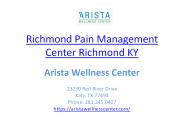 Richmond Pain Management Center Richmond KY