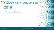 Blockchain Wallets in 2019
