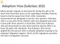 Subclass 102|ISA Migrations and Education Consultants PowerPoint PPT Presentation