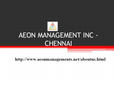 ((Aeon)) Management Inc Chennai ((Reviews))*****