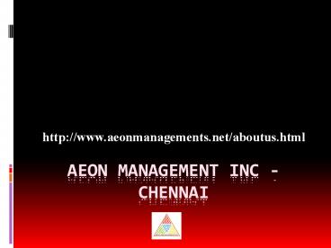 (((Aeon))) Management Inc Chennai (((Reviews)))*88
